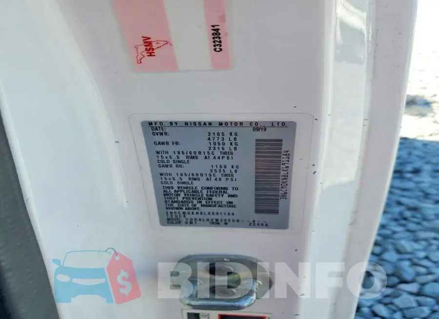 3N6CM0KN8LK691184 Photo# 13