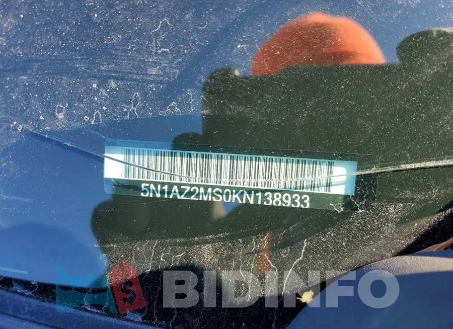 5N1AZ2MS0KN138933 Photo# 13