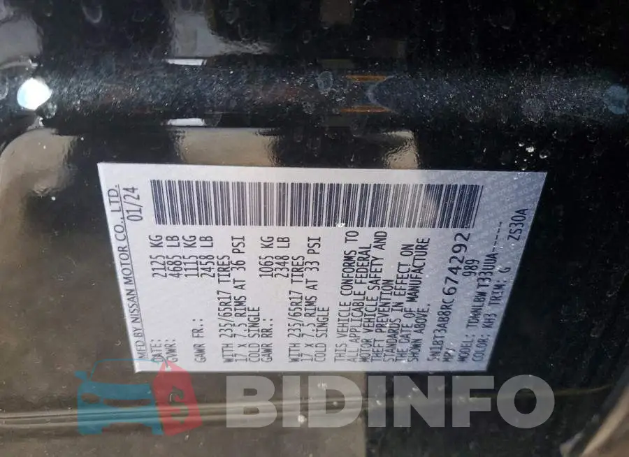 5N1BT3AB8RC674292 Photo# 13