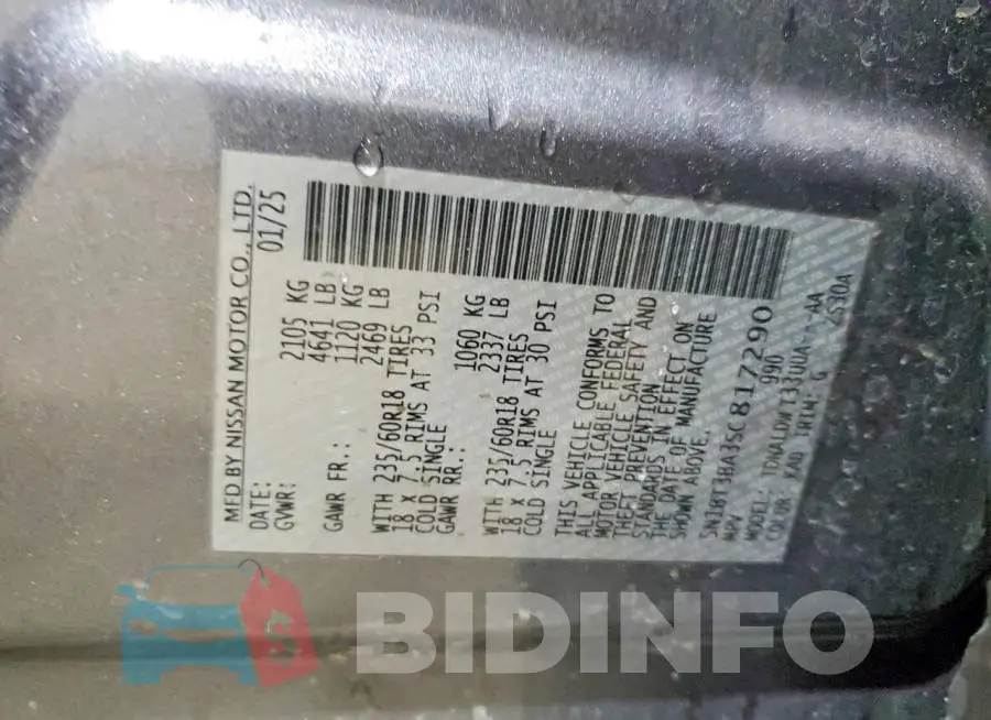 5N1BT3BA3SC817290 Photo# 13