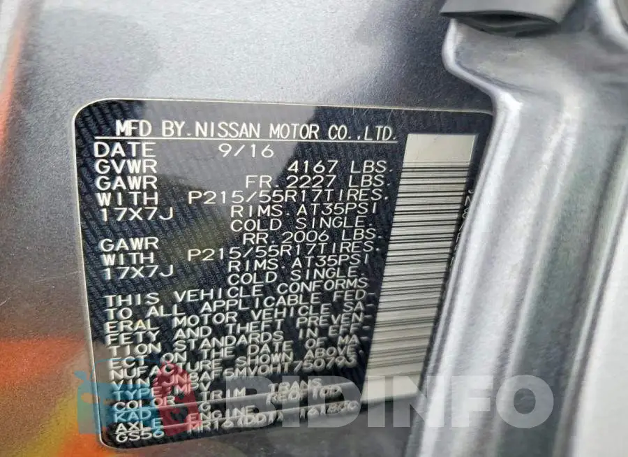 JN8AF5MV0HT750793 Photo# 13