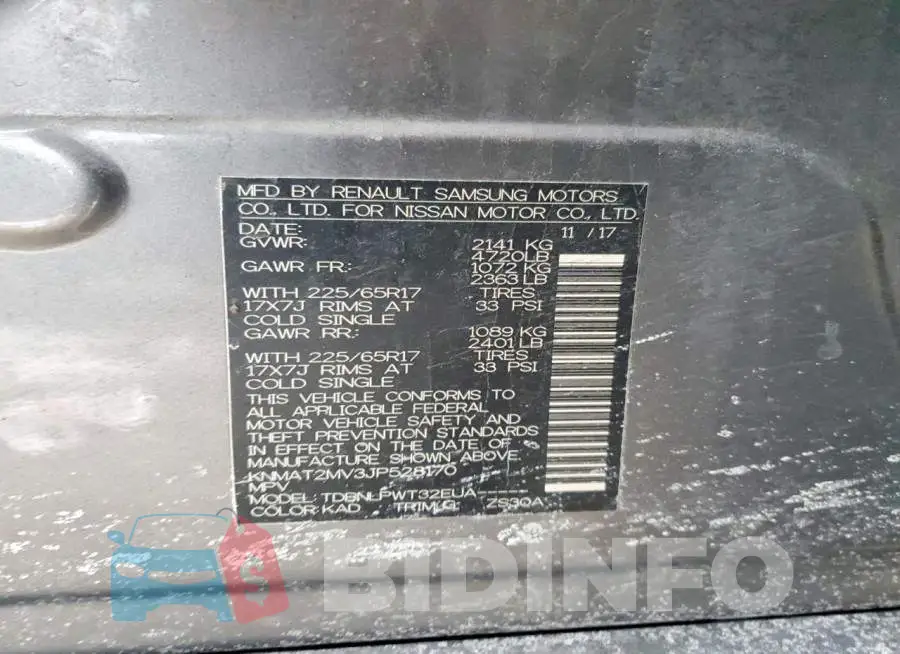 KNMAT2MV3JP528170 Photo# 12