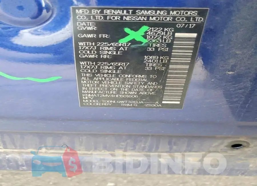 KNMAT2MV4HP601606 Photo# 14