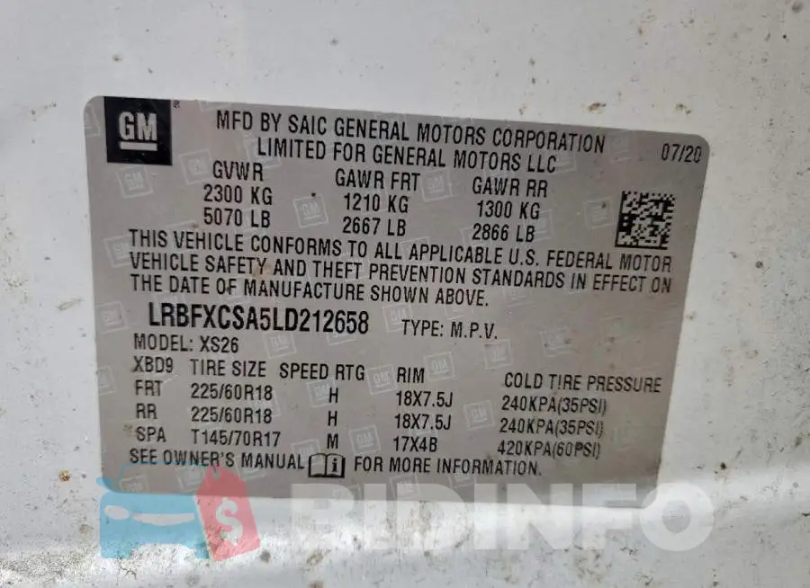LRBFXCSA5LD212658 Photo# 12