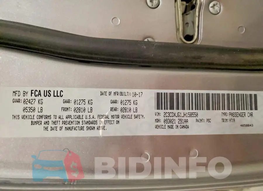 2C3CDXJG1JH158550 Photo# 12