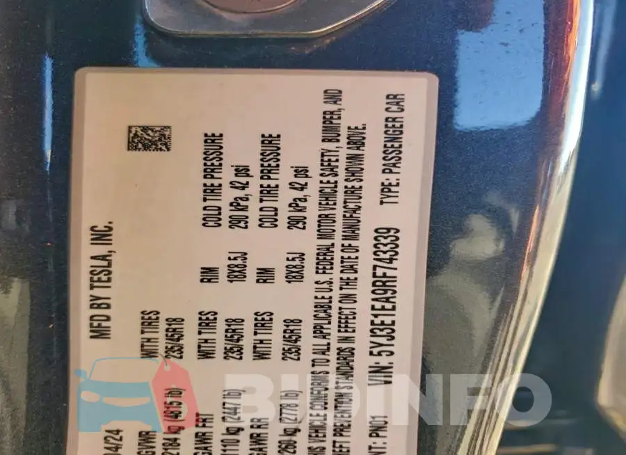 5YJ3E1EA9RF743339 Photo# 13