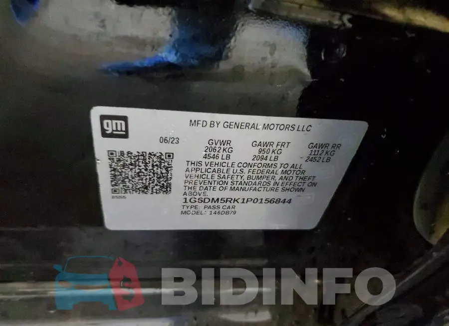 1G6DM5RK1P0156844 Photo# 12