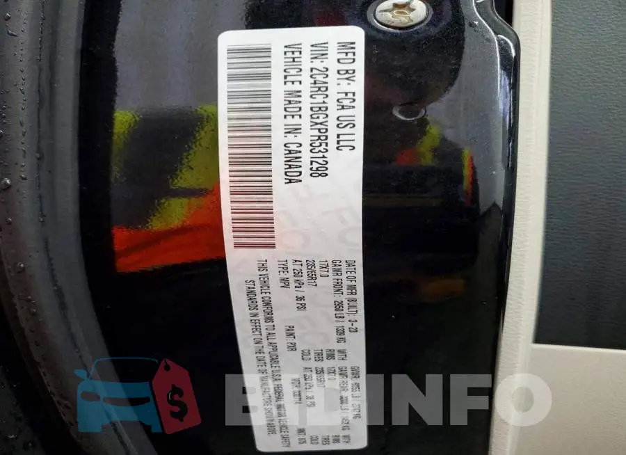 2C4RC1BGXPR531298 Photo# 14