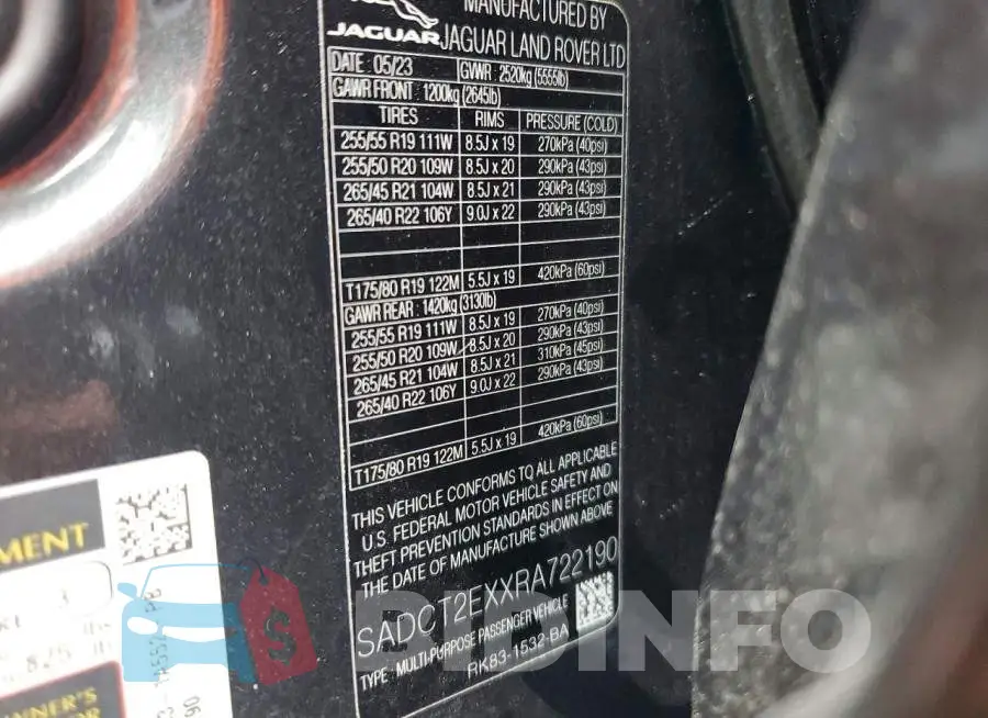 SADCT2EXXRA722190 Photo# 13