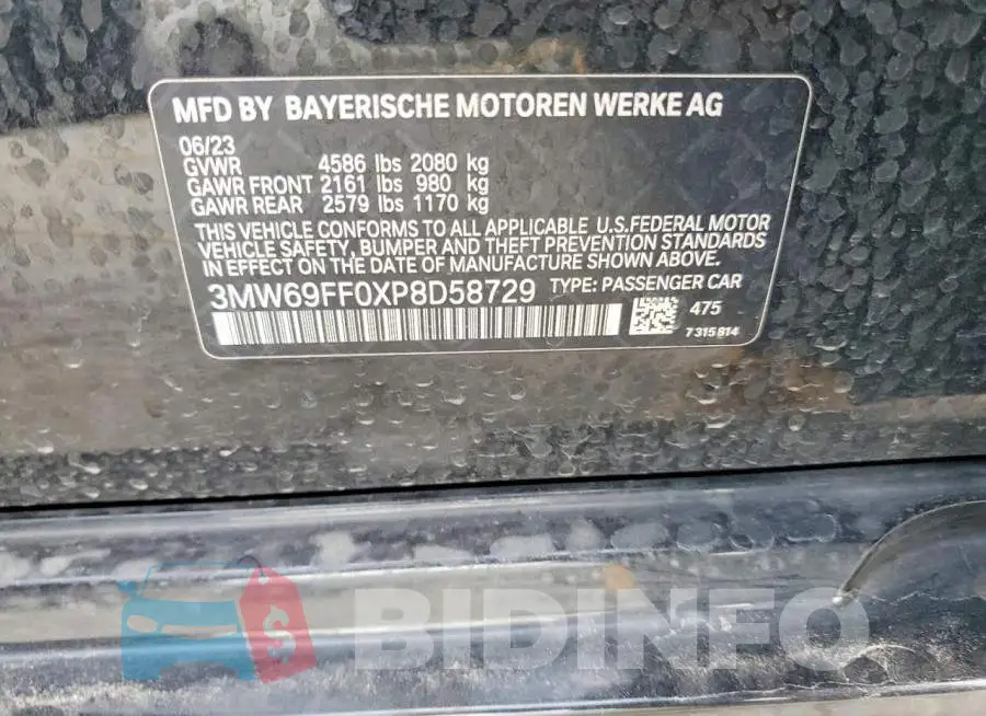 3MW69FF0XP8D58729 Photo# 13