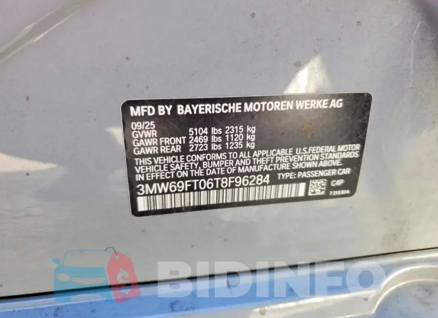 3MW69FT06T8F96284 Photo# 13