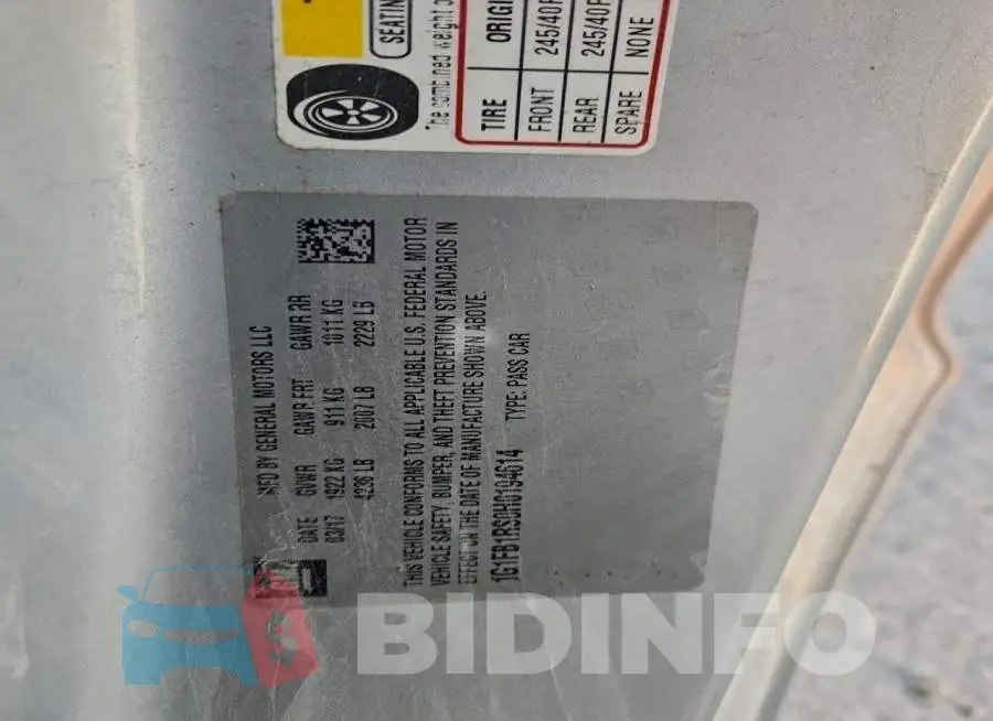 1G1FB1RS0H0194614 Photo# 13