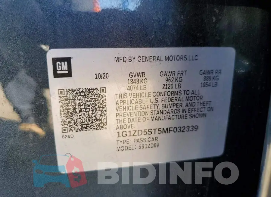 1G1ZD5ST5MF032339 Photo# 12