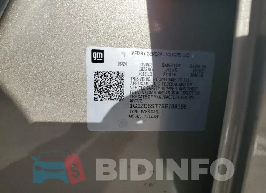 1G1ZD5ST7SF108155 Photo# 12