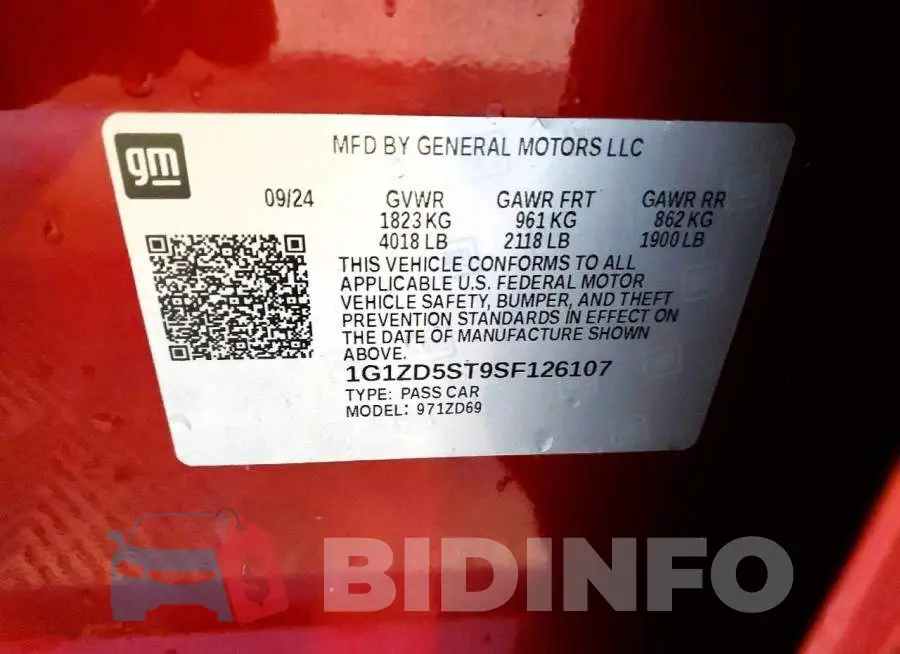 1G1ZD5ST9SF126107 Photo# 12
