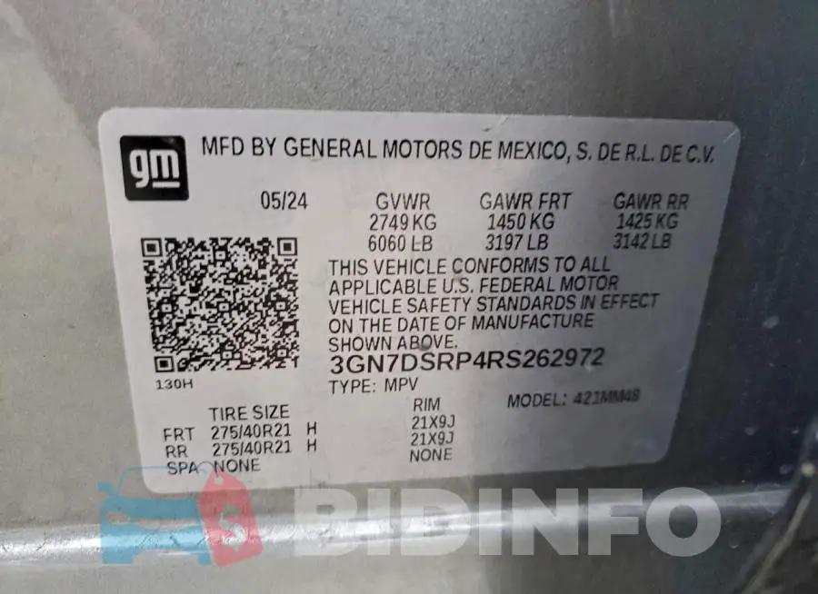 3GN7DSRP4RS262972 Photo# 13
