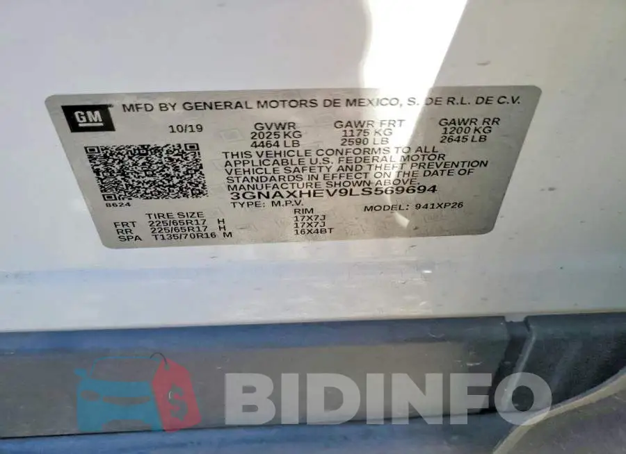 3GNAXHEV9LS569694 Photo# 13
