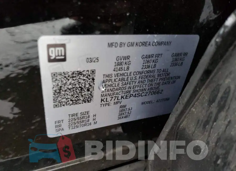KL77LKEP4SC270662 Photo# 13