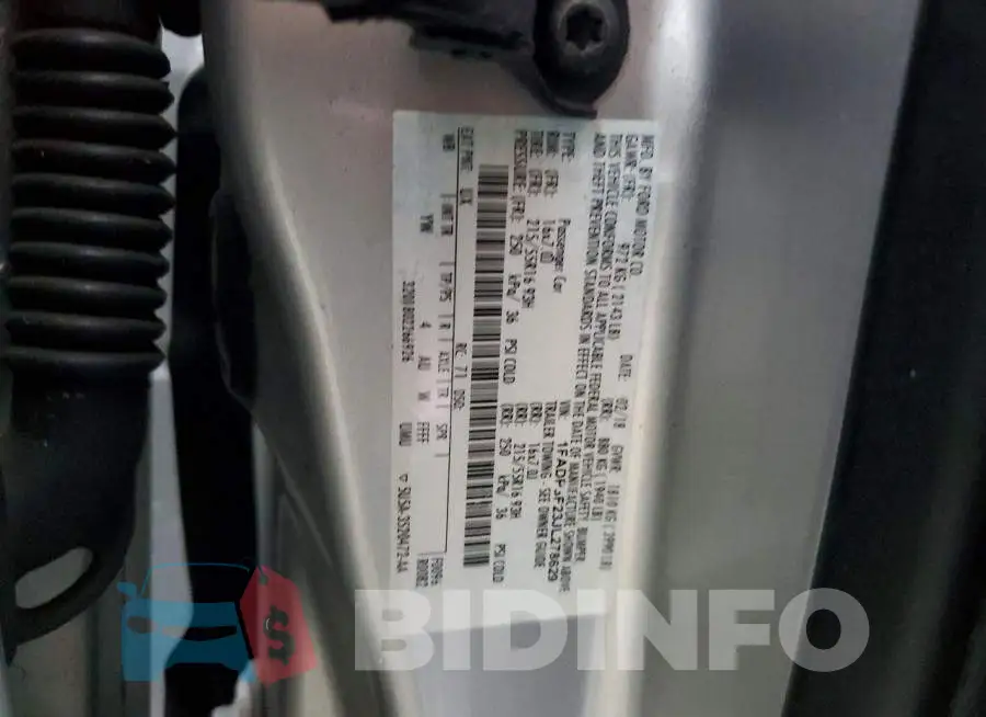 1FADP3F23JL278629 Photo# 12