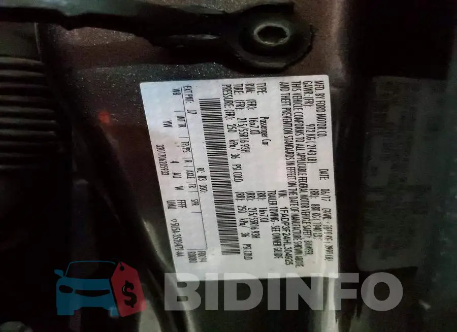 1FADP3F24HL304925 Photo# 13