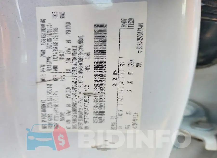 1FT7W3AT7JEC49102 Photo# 12