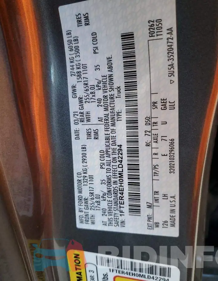 1FTER4EH0MLD42294 Photo# 12