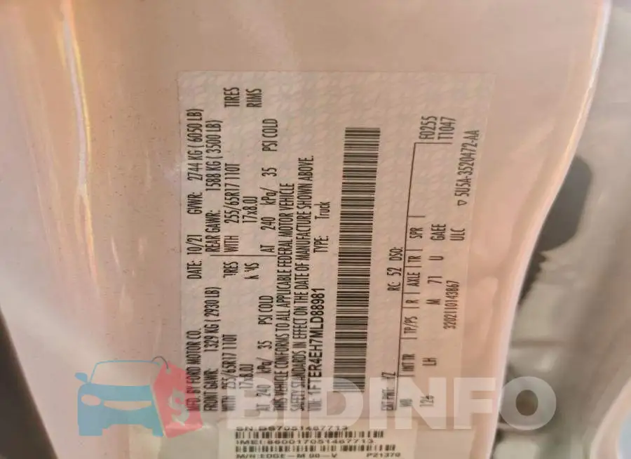 1FTER4EH7MLD88981 Photo# 13