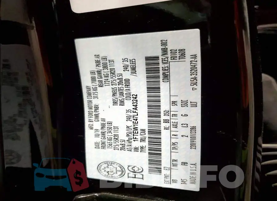 1FTEW1E47LFA43242 Photo# 12