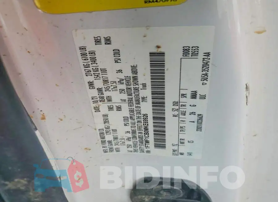 1FTMF1CB0MKE69926 Photo# 12
