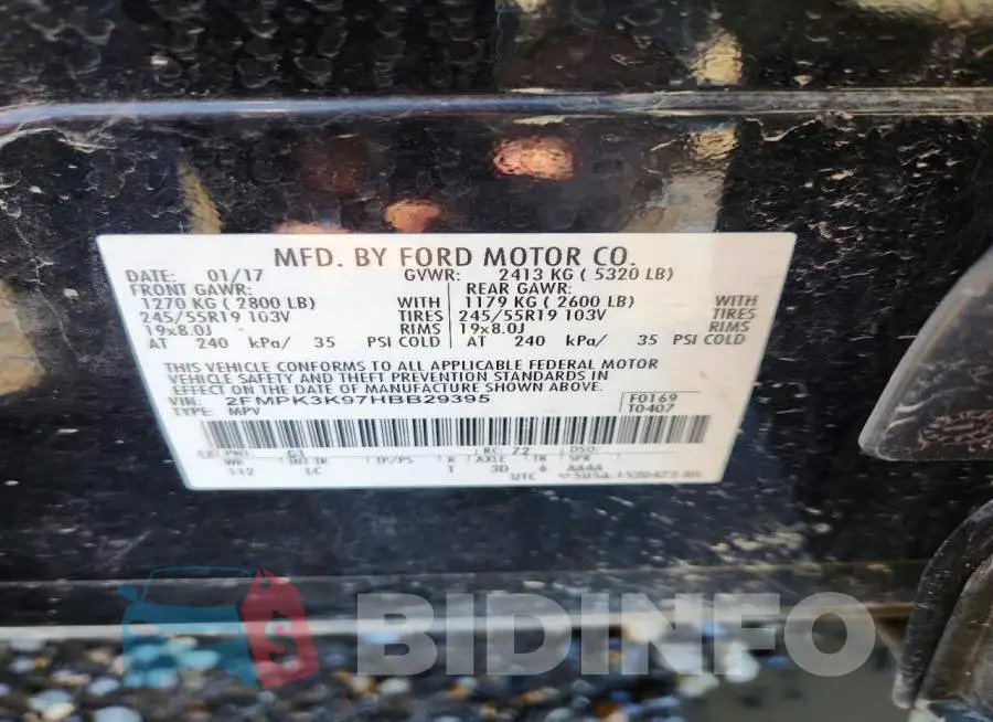2FMPK3K97HBB29395 Photo# 13