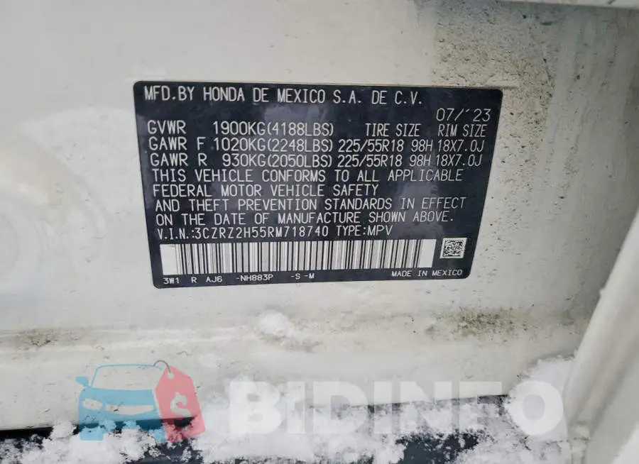 3CZRZ2H55RM718740 Photo# 14