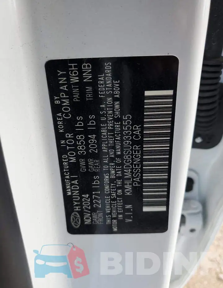 KMHLM4DG8SU933555 Photo# 12