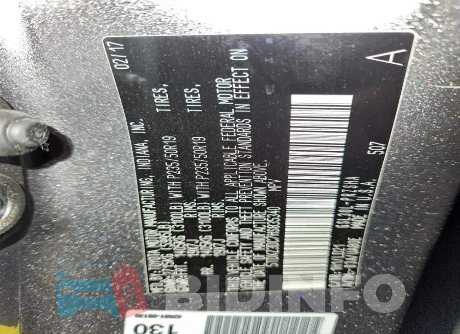5TDXZ3DC7HS835340 Photo# 14