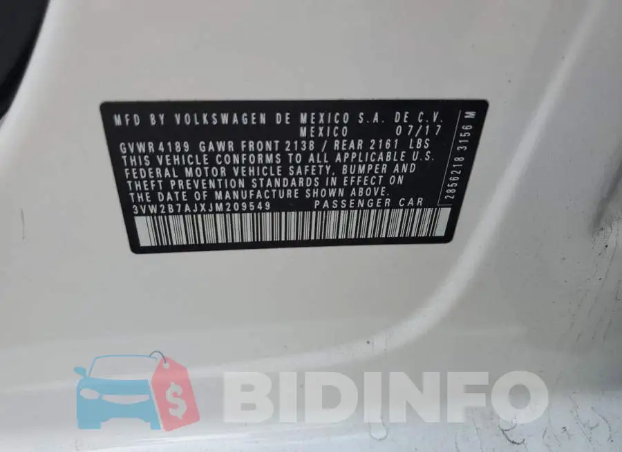 3VW2B7AJXJM209549 Photo# 12