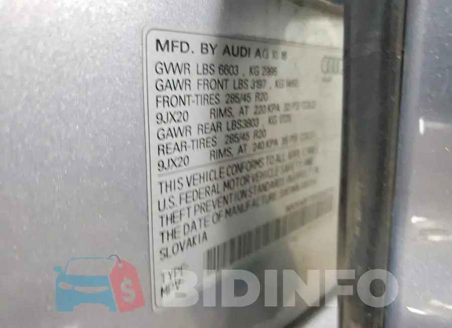 WA1VABF78HD032714 Photo# 12