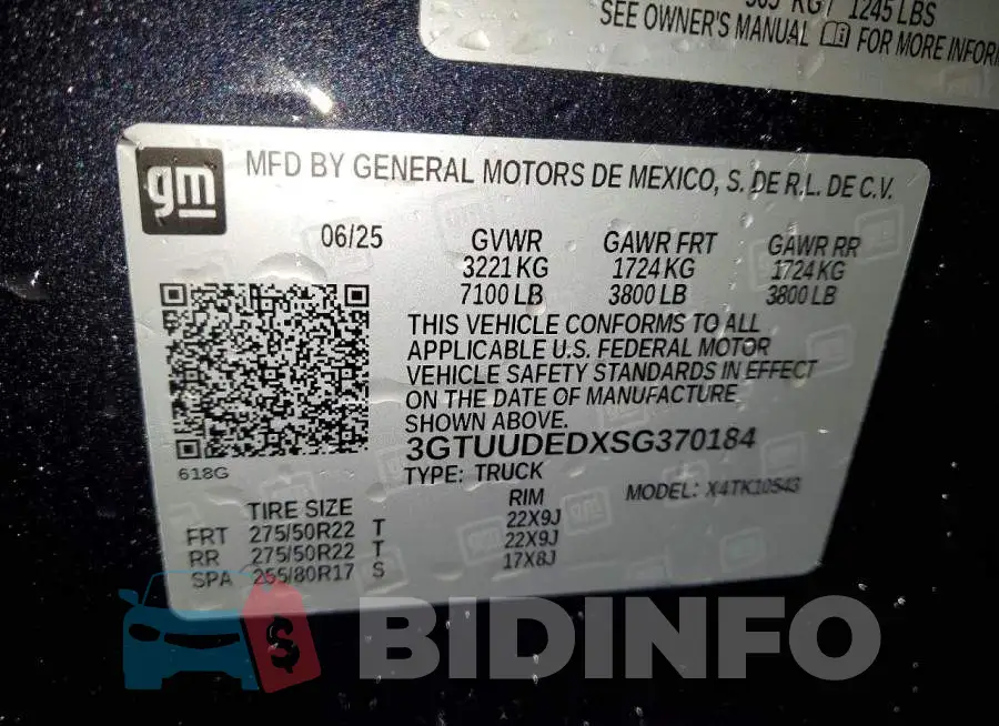 3GTUUDEDXSG370184 Photo# 13