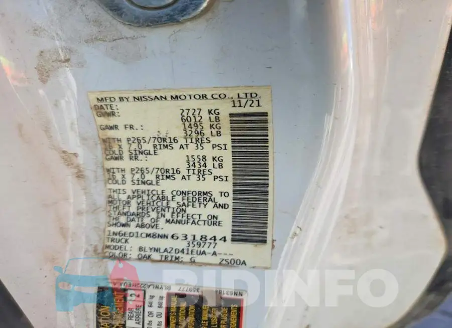 1N6ED1CM8NN631844 Photo# 12