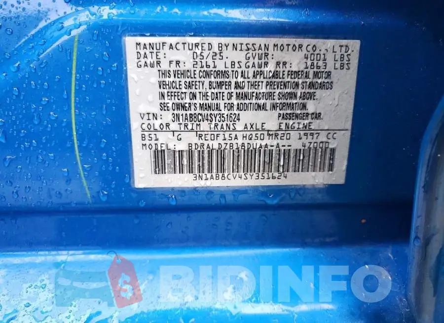 3N1AB8CV4SY351624 Photo# 12