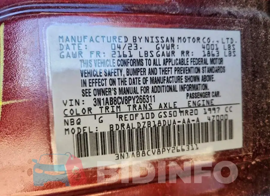 3N1AB8CV8PY266311 Photo# 13