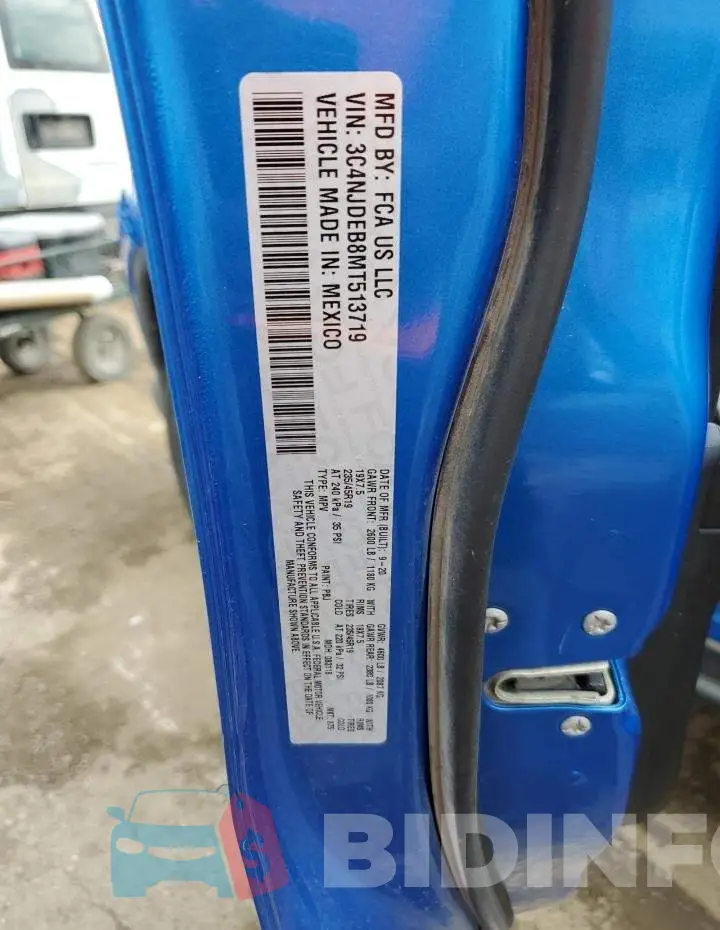 3C4NJDEB8MT513719 Photo# 13