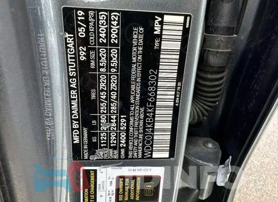 WDC0J4KB4KF668302 Photo# 10