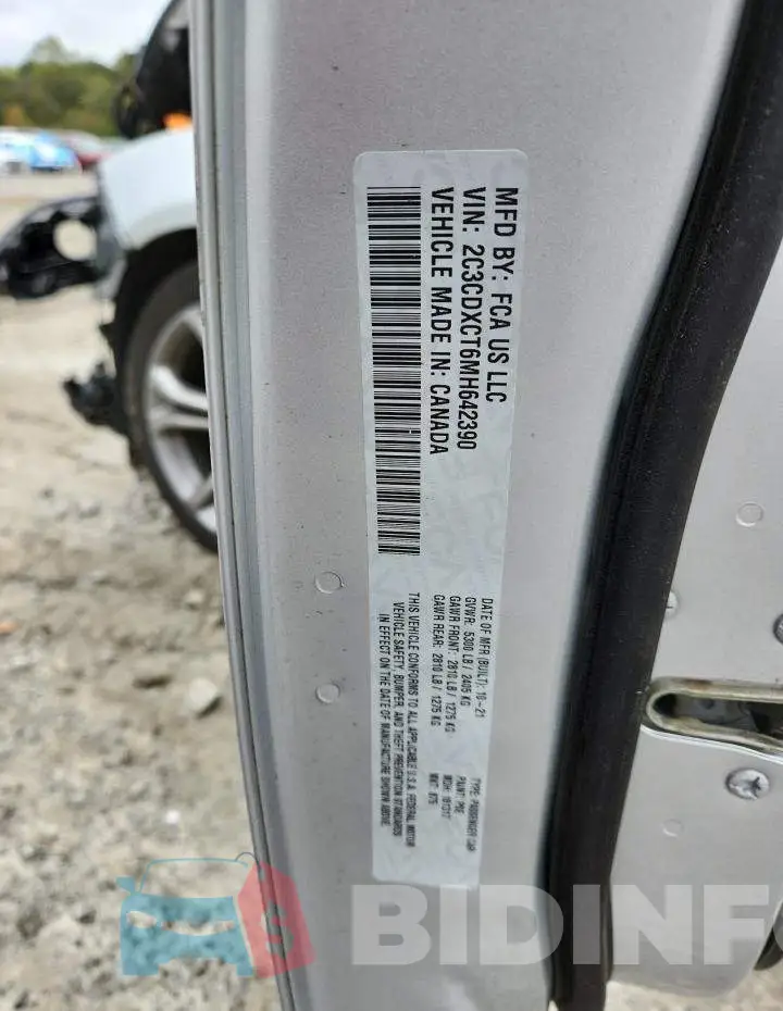 2C3CDXCT6MH642390 Photo# 12