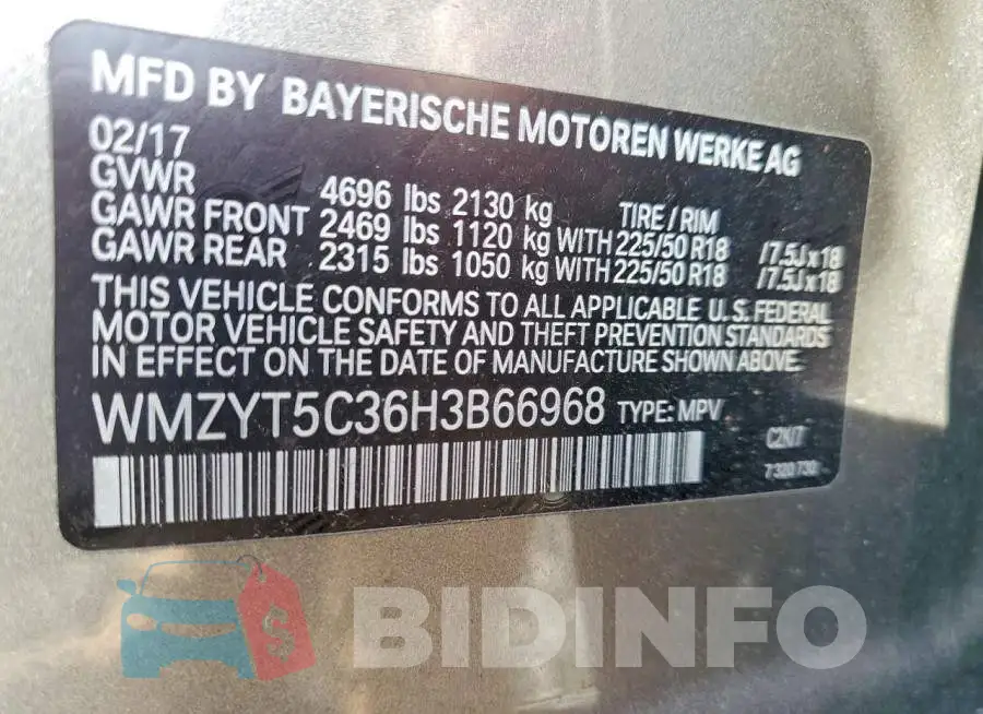 WMZYT5C36H3B66968 Photo# 12