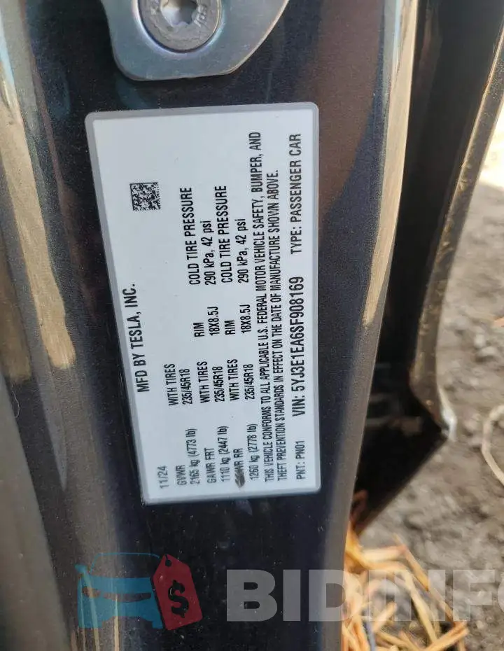 5YJ3E1EA6SF908169 Photo# 13