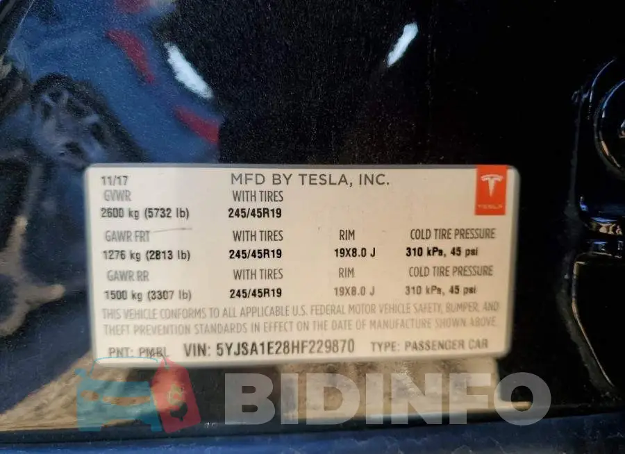 5YJSA1E28HF229870 Photo# 12