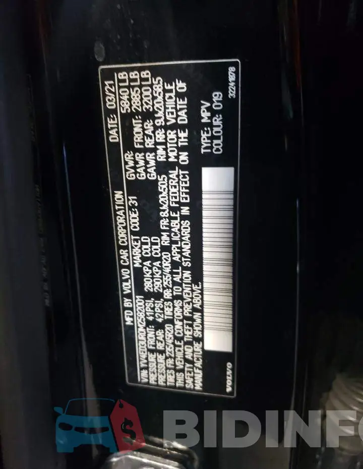 YV4ED3UR0M2582001 Photo# 14