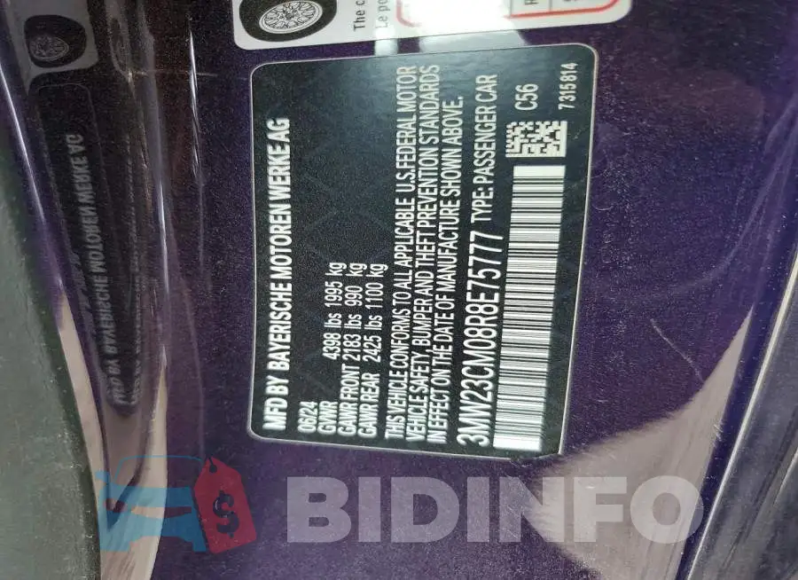 3MW23CM08R8E75777 Photo# 13