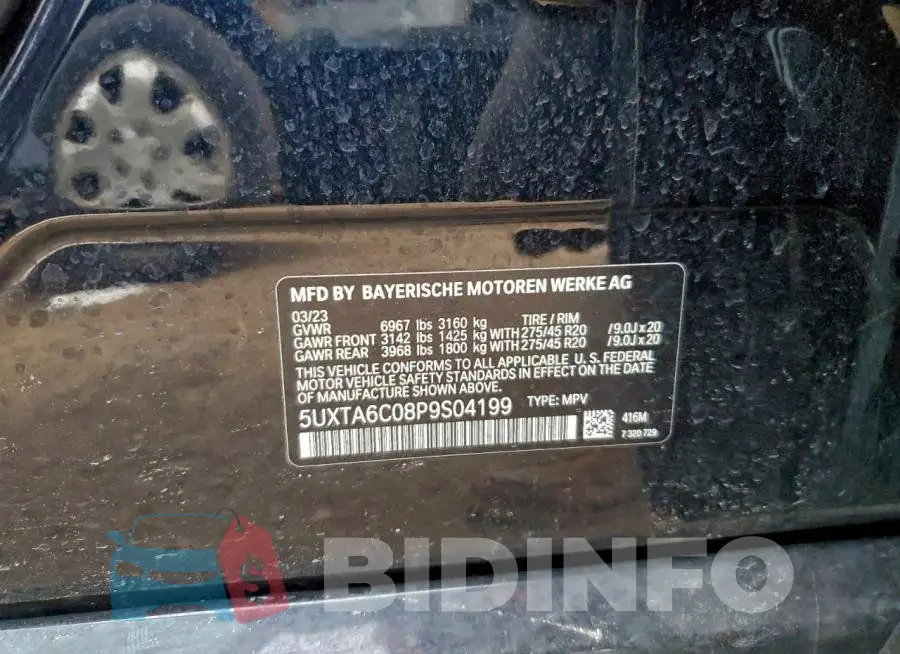 5UXTA6C08P9S04199 Photo# 12