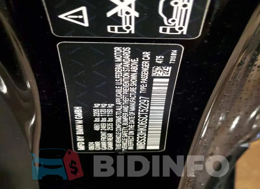 WBS33HK06SCT52297 Photo# 12