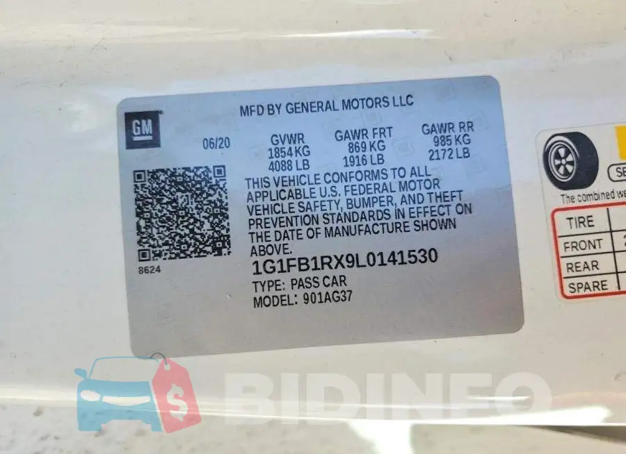 1G1FB1RX9L0141530 Photo# 12